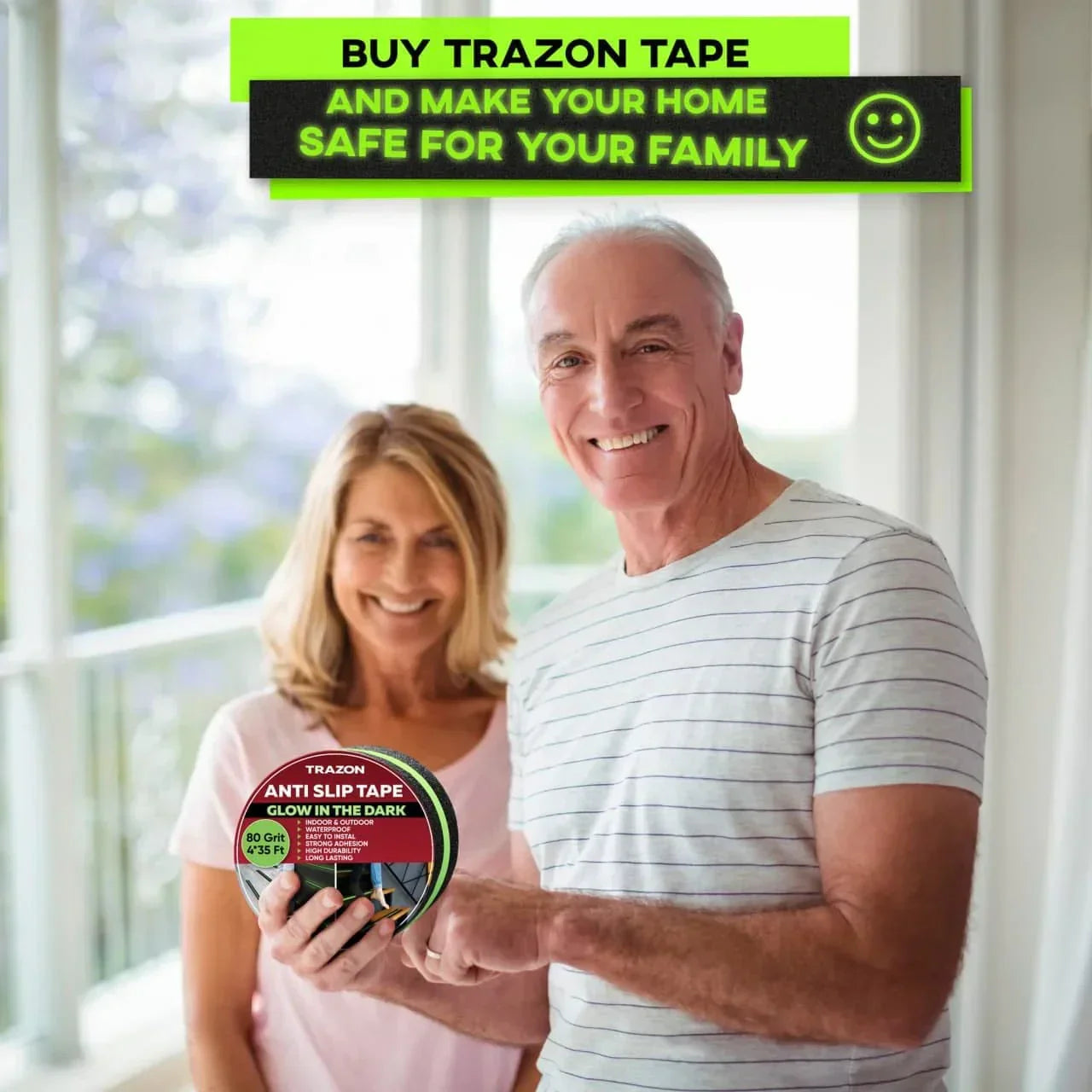 Anti Slip Tape for Stairs Outdoor/Indoor Waterproof - Buy 1 Get 1 Free
