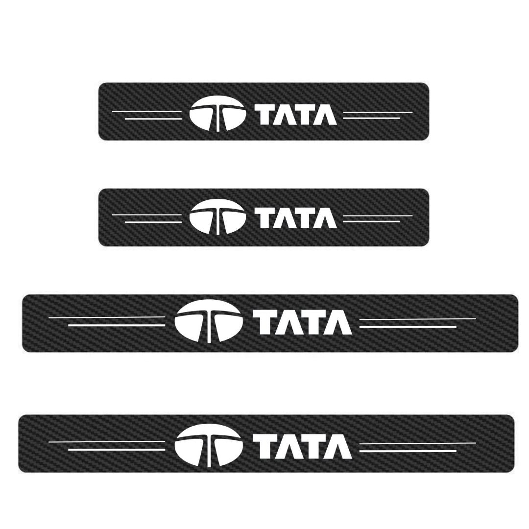 EmblazeR - Carbon Fiber Door Sill Protector 12Pcs