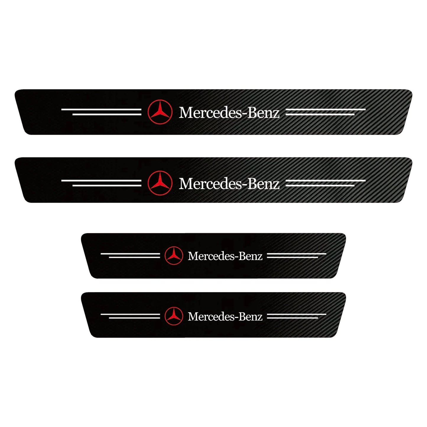 EmblazeR - Carbon Fiber Door Sill Protector 12Pcs