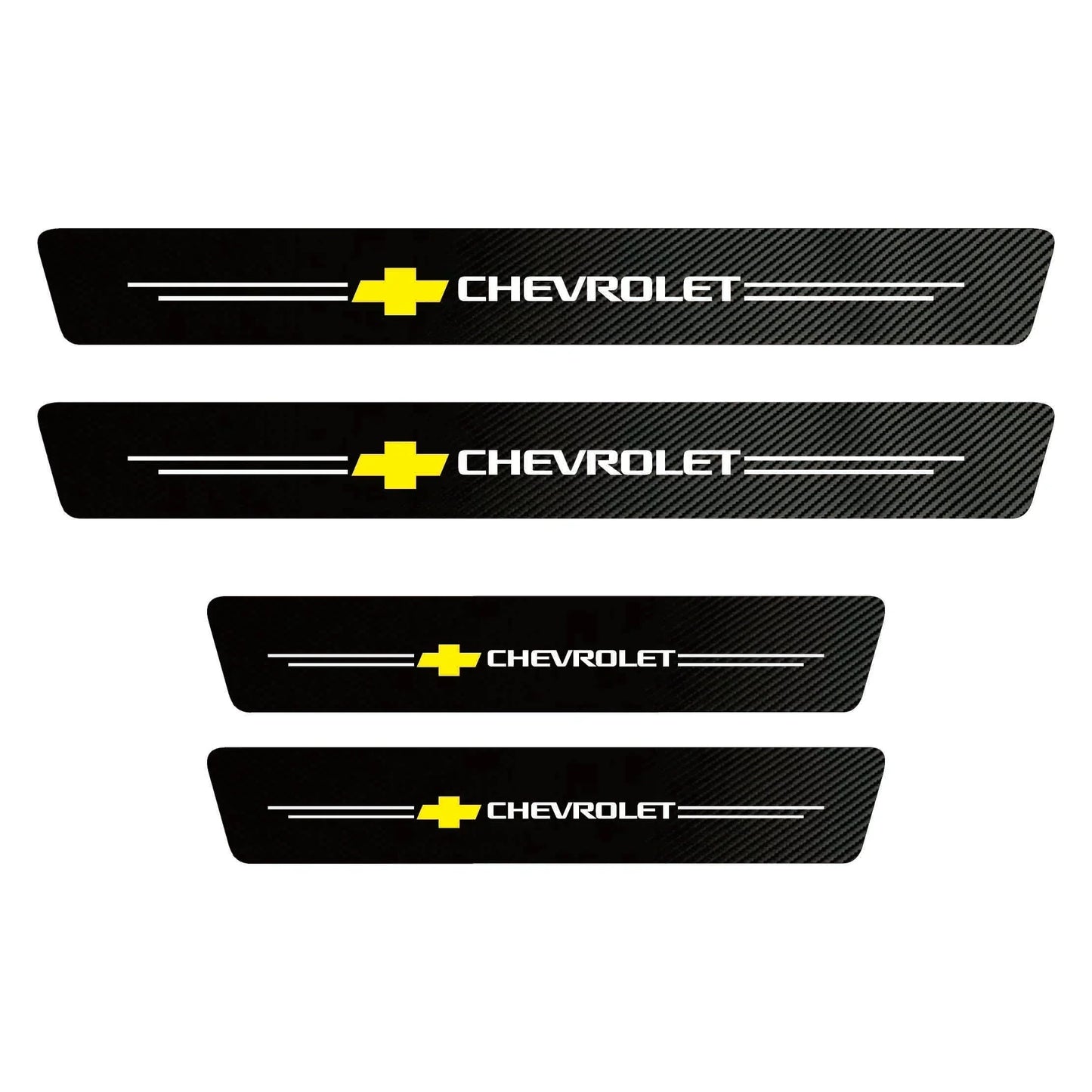 EmblazeR - Carbon Fiber Door Sill Protector 12Pcs