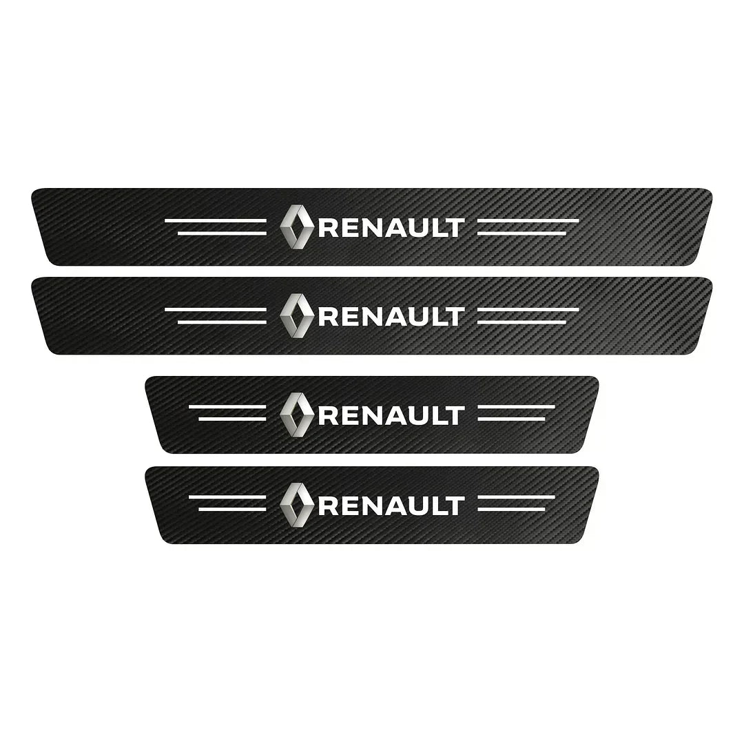 EmblazeR - Carbon Fiber Door Sill Protector 12Pcs